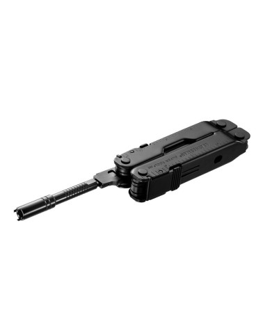 Pince Leatherman Super Tool 300M noire – multitool tactique avec 20 fonctions pour tireurs et forces d’intervention.