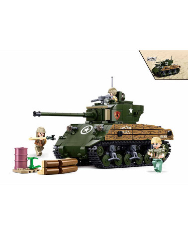 SLUBAN WWII M4A3 (76W) MEDUIM TANK M38-B1110