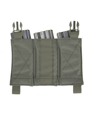 Porte-chargeurs RPC Triple Elastic M4 5.56mm Ranger Green - Conçu pour les missions tactiques les plus exigeantes