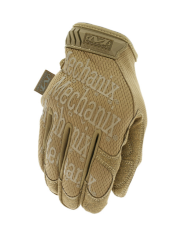 Gants Mechanix Original Tan offrant confort et protection pour les missions tactiques.