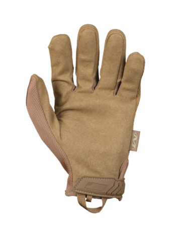 Gants Mechanix Original Tan offrant confort et protection pour les missions tactiques.