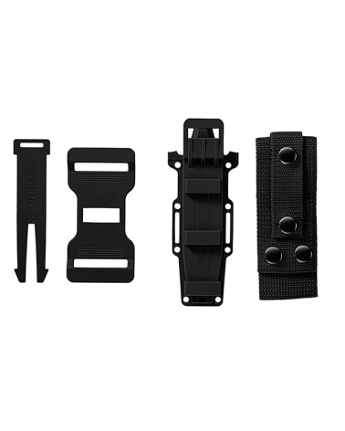 Couteau Gerber StrongArm Noir à lame dentelée avec étui compatible MOLLE