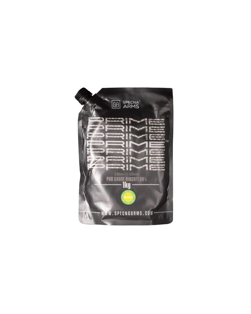 Billes Bio 0.23g Prime Specna Arms en sachet de 1 kg pour airsoft