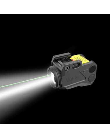 Combo lampe tactique et laser vert VAIDE SCRAPPER Compact de Vector Optics monté sur rail Picatinny