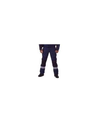 Pantalon moto été Police Municipale Le Protecteur avec protections et bandes réfléchissantes
