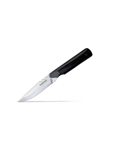 Couteau Baby Wild Wildsteer avec manche Micarta noir et lame brossée