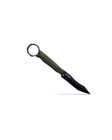 Couteau Scorpion Wildsteer avec lame epoxy et manche ergonomique kaki