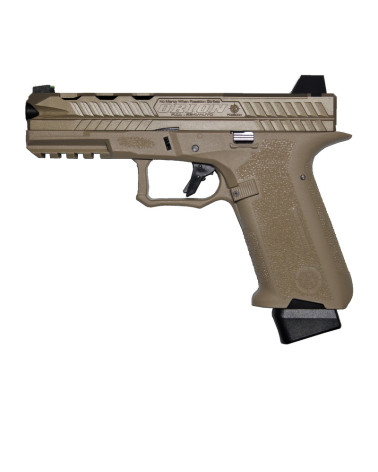 Pistolet ORION No.2 ACTION TAN – Poseidon GBB compact pour CQB