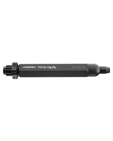 Adaptateur CO2 Umarex pour HDX68 – 2 cartouches 12g jusqu’à 40 joules