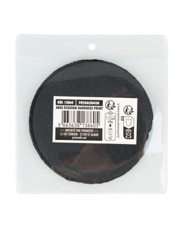 Patch brodé Darkness Is Not My Limit avec crâne casqué et fixation velcro – A.R.E.S.