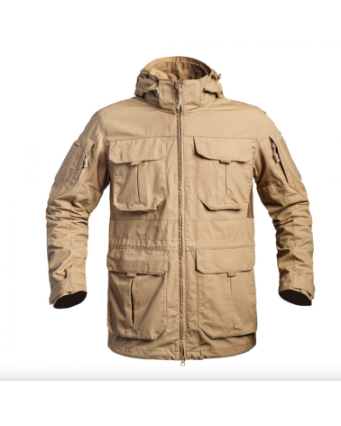 VESTE LONGUE DE COMBAT FIGHTER TAN