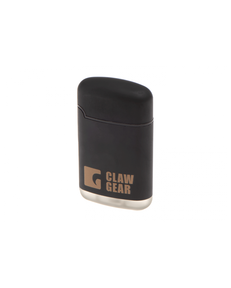Briquet Storm Noir Clawgear – Résistant au vent et aux conditions extrêmes.