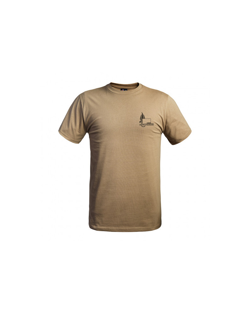 T-shirt Strong Tan Légion Étrangère - A10 Equipment, un choix idéal alliant confort et performance pour les missions tactiques.