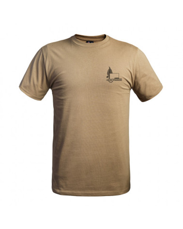 T-shirt Strong Tan Légion Étrangère - A10 Equipment, un choix idéal alliant confort et performance pour les missions tactiques.