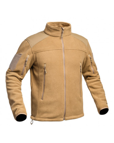 Veste polaire FIGHTER tan – A10 Equipment – Tactique, chaude et renforcée Cordura