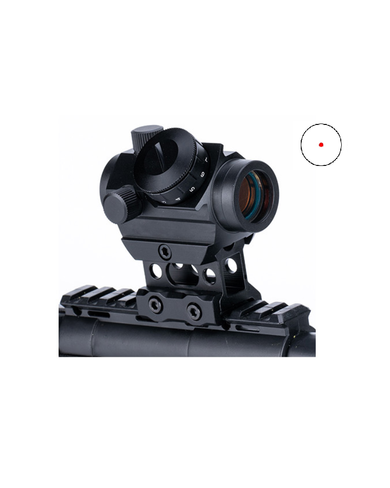 Point Rouge T1 Montage FlexLine - Eclairage rouge ajustable et montage flexible pour répliques.