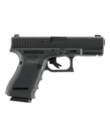 Réplique airsoft GLOCK 19 GEN4 gaz 6mm noir sous licence officielle GLOCK