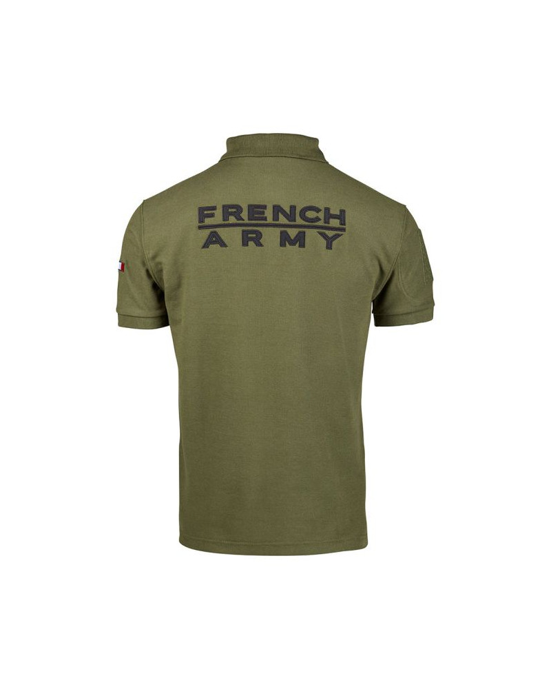 POLO FRENCH ARMY VERT KAKI - A.R.E.S
