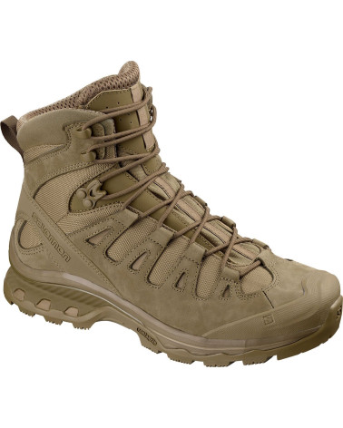 Chaussures tactiques Salomon Forces QUEST 4D GTX 2 Coyote FDE – Confort, performance et étanchéité pour les professionnels.